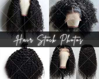 Kinky Curly Hair Website Stock Photos, Pre Made, Wig and Bundles Stock Photos, Hair Business Photos