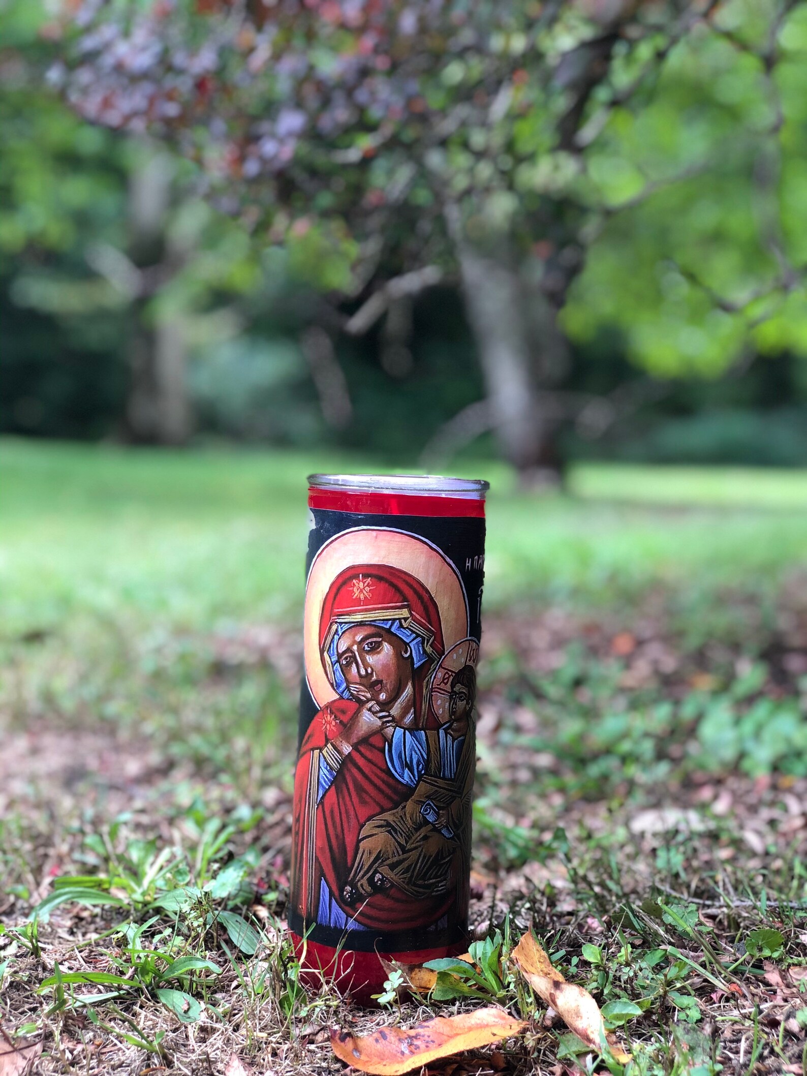 Orthodox Icon Candles Byzantine Prayer Candles Etsy