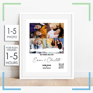 Collage fotografico per la migliore amica, collage fotografico personalizzato per la migliore amica, regalo fotografico per la migliore amica, collage fotografico personalizzato per la migliore amica, regalo fotografico per la migliore amica, collage per la migliore amica