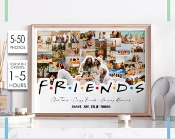 Collage de fotos de mejores amigas, collage de fotos personalizado para mejores amigas, regalo de fotos para mejores amigas, collage de fotos personalizado para mejores amigas, regalo de fotos para mejores amigas, collage de mejores amigas