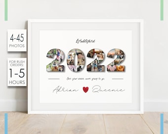 2 Year Anniversary Gift for Him, Personalize Second Anniversary Gift for Husband, 2nd Anniversary Gift for Boyfriend, Cotton Anniversary