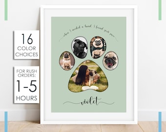 Pet Portrait, Custom Pet Portrait, Pet Memorial, Dog Portrait, Custom Dog Portrait, Cat Portrait, Pet Loss, Pet Gift, Pet Collage