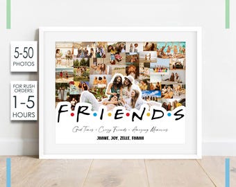 Collage de fotos de mejores amigas, collage de fotos personalizado para mejores amigas, regalo de fotos para mejores amigas, collage de fotos personalizado para mejores amigas, regalo de fotos para mejores amigas, collage de mejores amigas