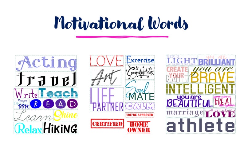 Printable Vision Board Stickers, Bullet Journal Labels, Dream Board ...