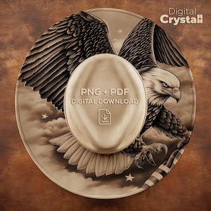 Eagle Burned Hat Template, Wide Brim Hat Pattern, Laser Engraving Hat Design, Hat Burning PNG, Hat Engraving Template, Hat Digital File
