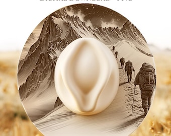 Mountain Adventure Hat Burning Design, Wide Brim Hat Template, Laser Engraving Hat File PNG