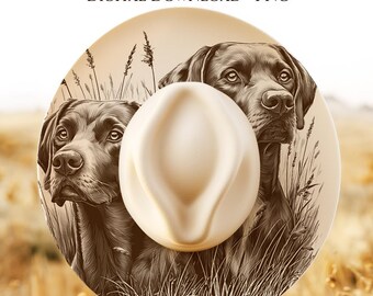 Dog Wide Brim Hat Pattern, Hat Burning Template, Laser Engraving Hat File, Hat Burning PNG