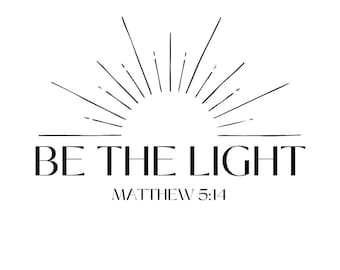 Be the Light SVG