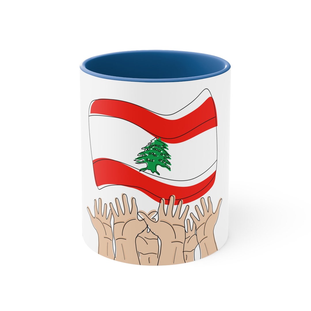 Lebanon Flag Mugs Lebanese Souvenirs Lebanese Mug Pray for Lebanon Accent Coffee Mug, 11oz Etsy