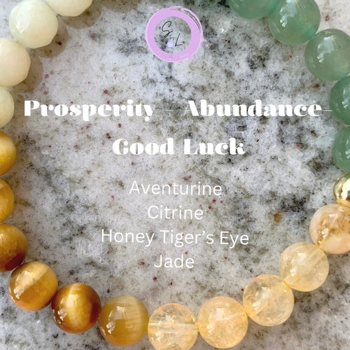 Prosperity Bracelet Wealth & Abundance Good Luck Bracelet - Etsy