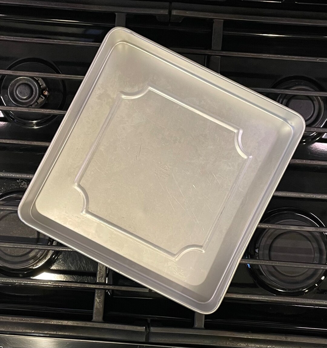 Vintage Wilton Cake Pan 12 X 12 X 2 Deep Square Aluminum Cake Baking