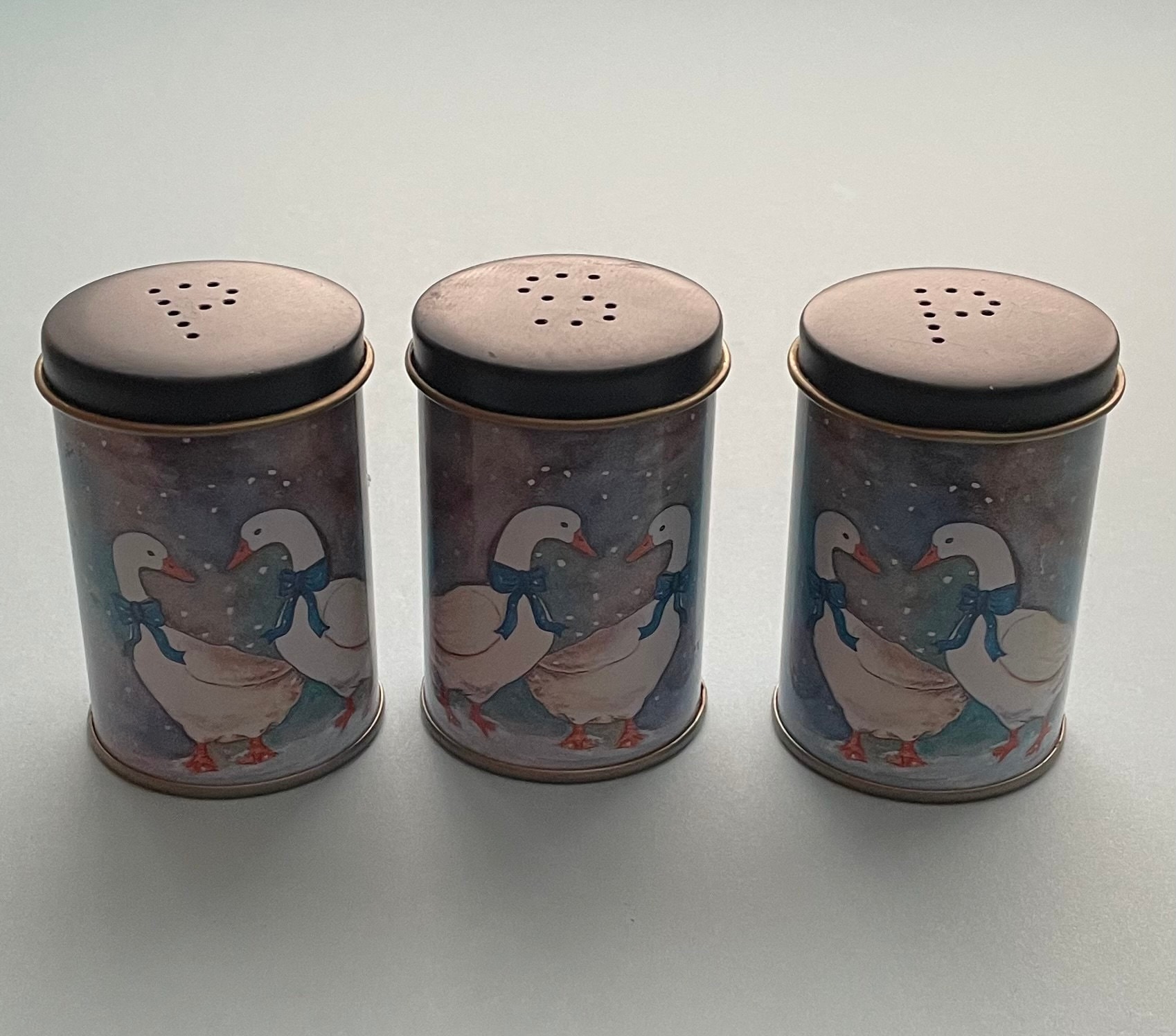 Vintage 80s Goose Salt and Pepper Shakers - Set of 3 - Etsy