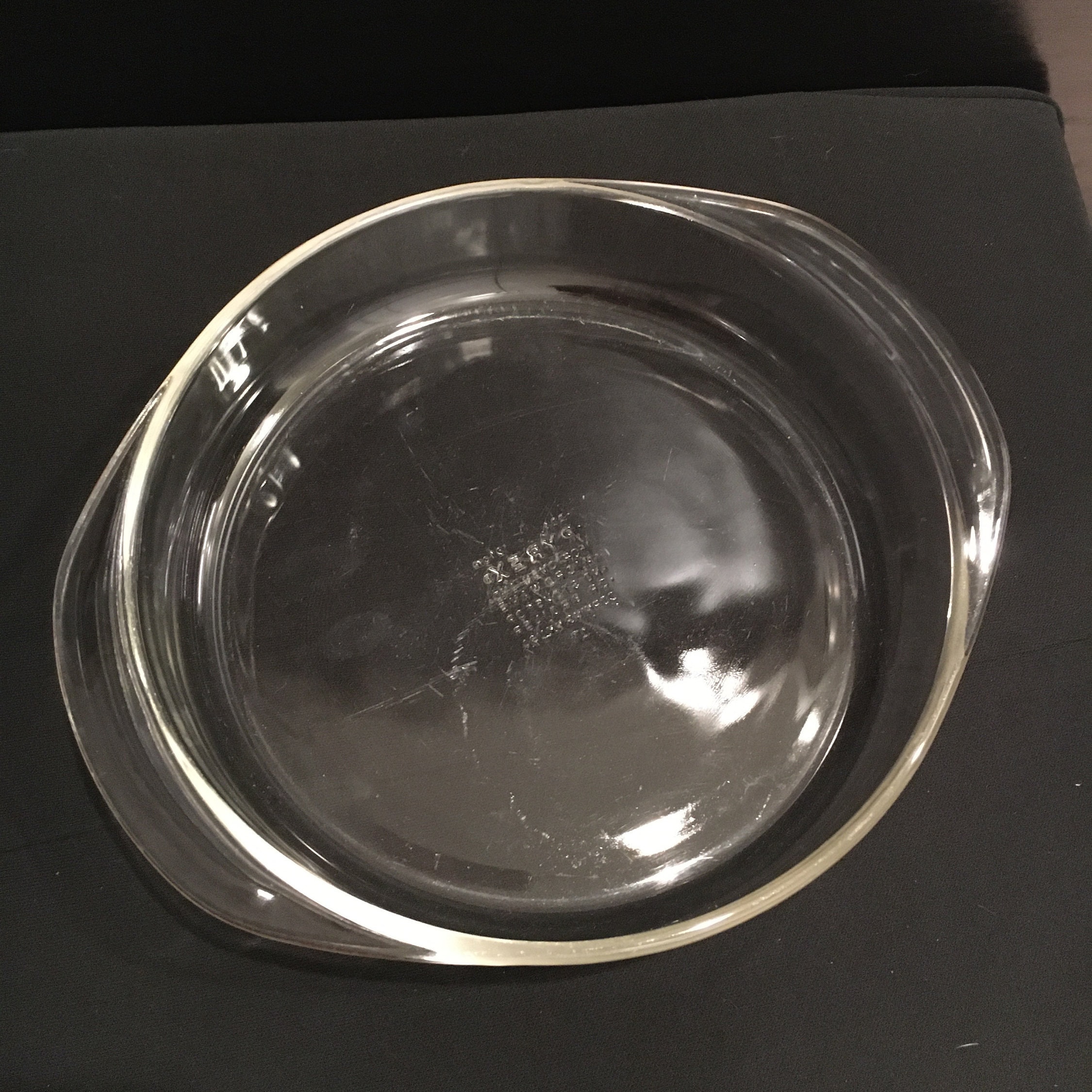 Rare Vintage Pyrex Clear Glass Cake Baking Dish Round Cake Pan Etsy