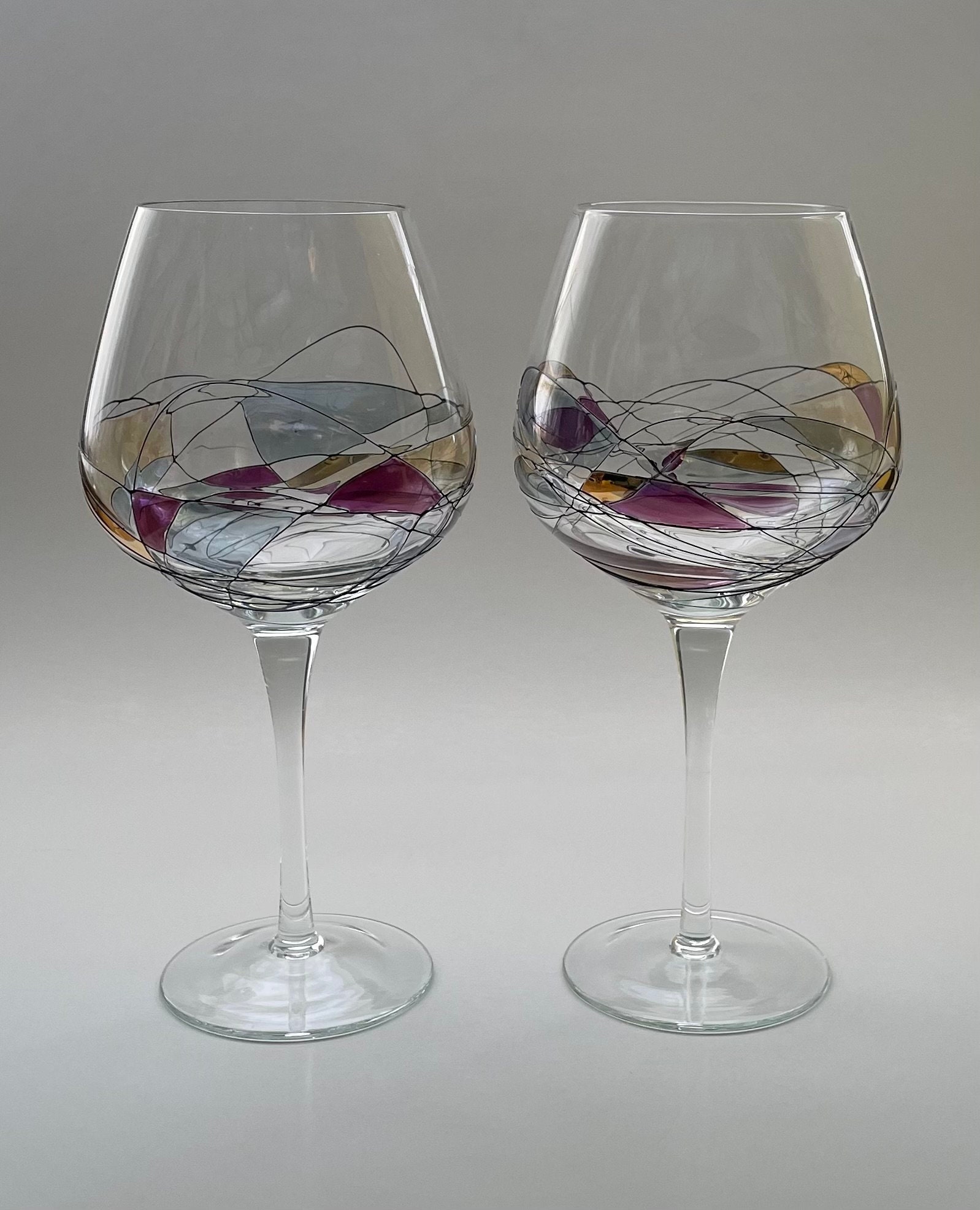 Cornet Barcelona Sagrada Wine Glasses Goblets Set of 6