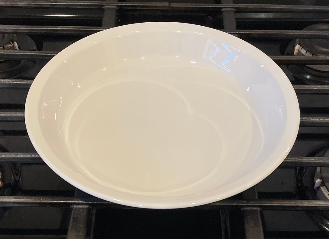 Vintage Corning Ware Pie Plate Just White Pyrex # 209 a Classic 9
