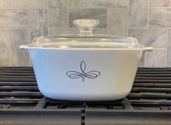 New CORNINGWARE 2.5-Qt Just White SAUCEPAN POT & COVER Pyroceram