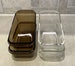 Vintage Pyrex 213 Glass Bread Loaf Pan - Choose From Fireside Amber Brown or Clear Glass - 8 x 5 x 2.5 - 70' Pyrex Glass Bread Baking Dish 