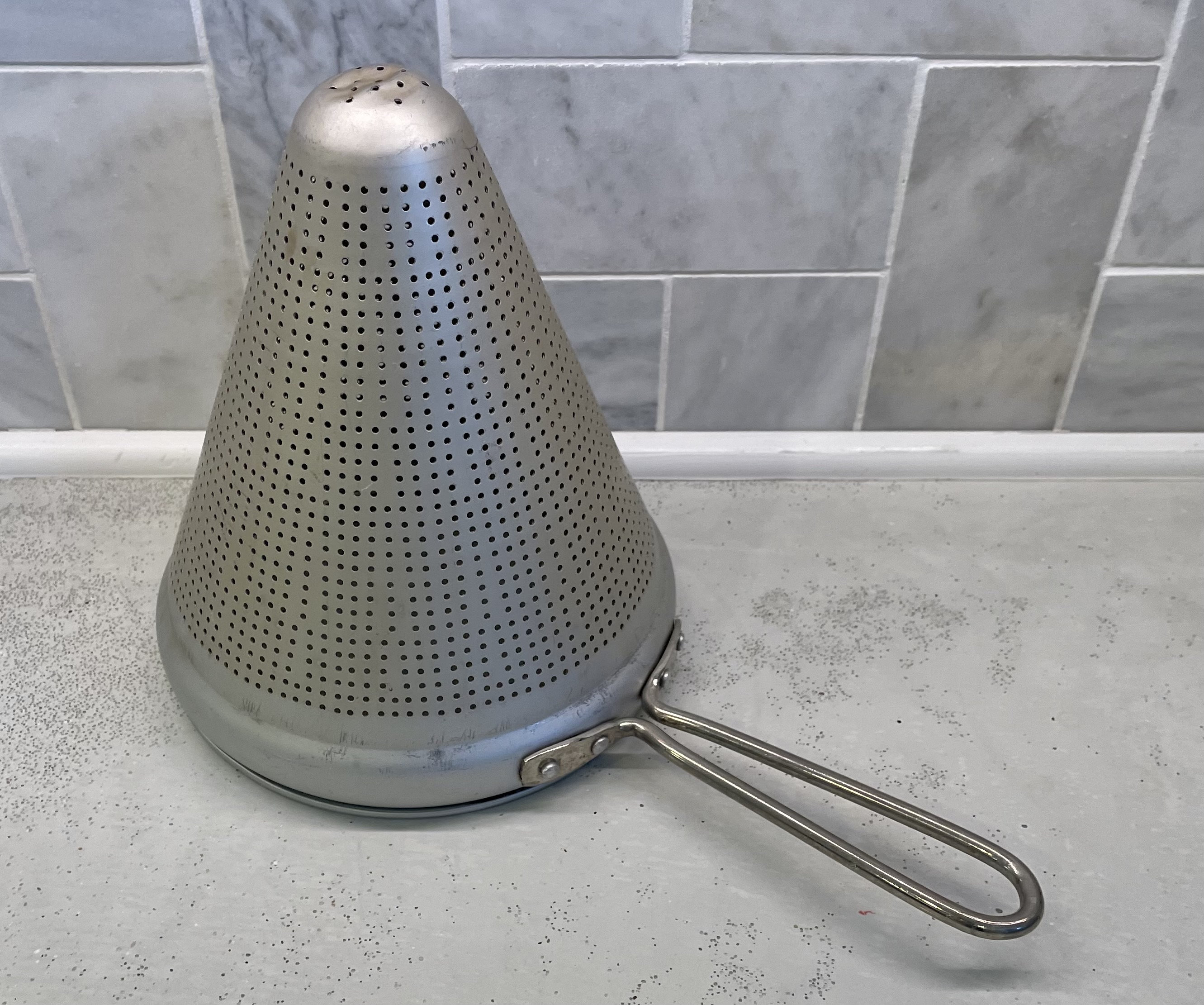 Vintage Canning Sieve / Strainer / Cone Shaped Sieve For Seed Etsy