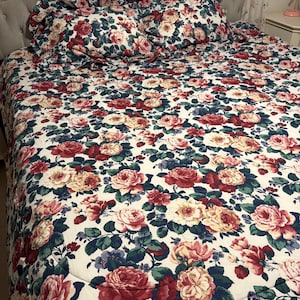 Laura Ashley Vintage Queen Comforter Set - Etsy