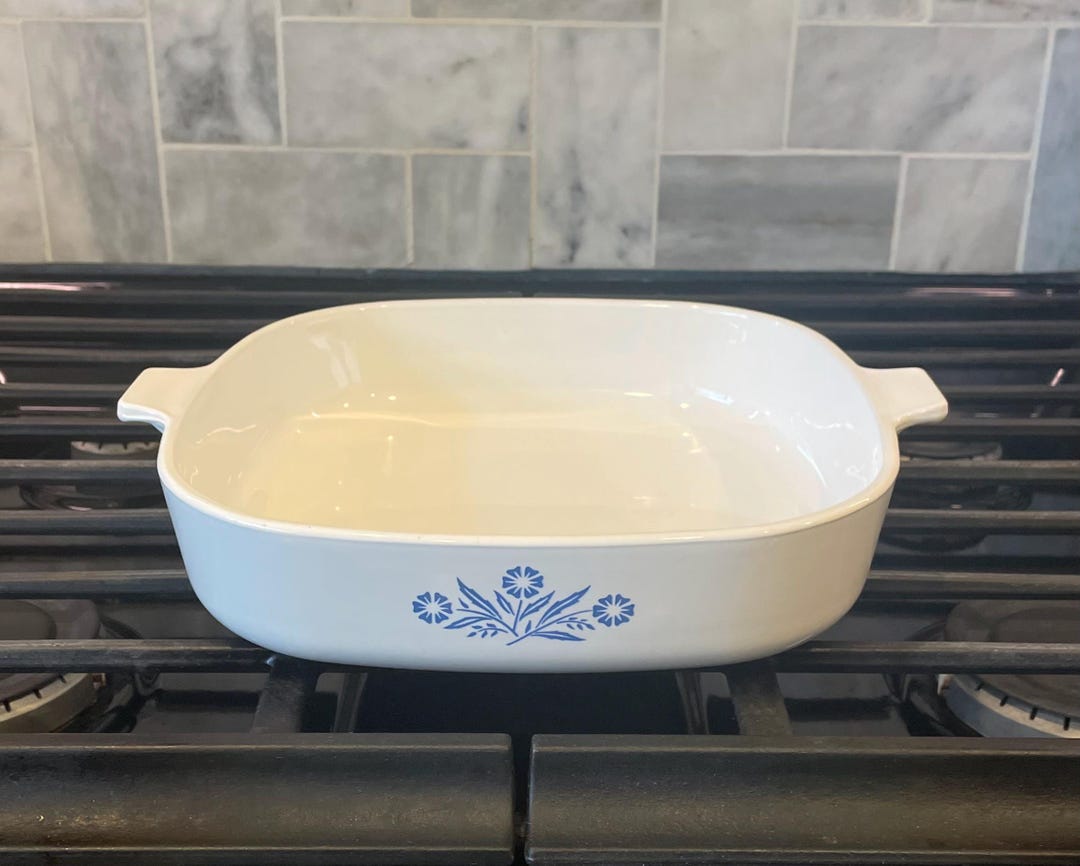 Vintage Blue Corn Flower by Corning 10