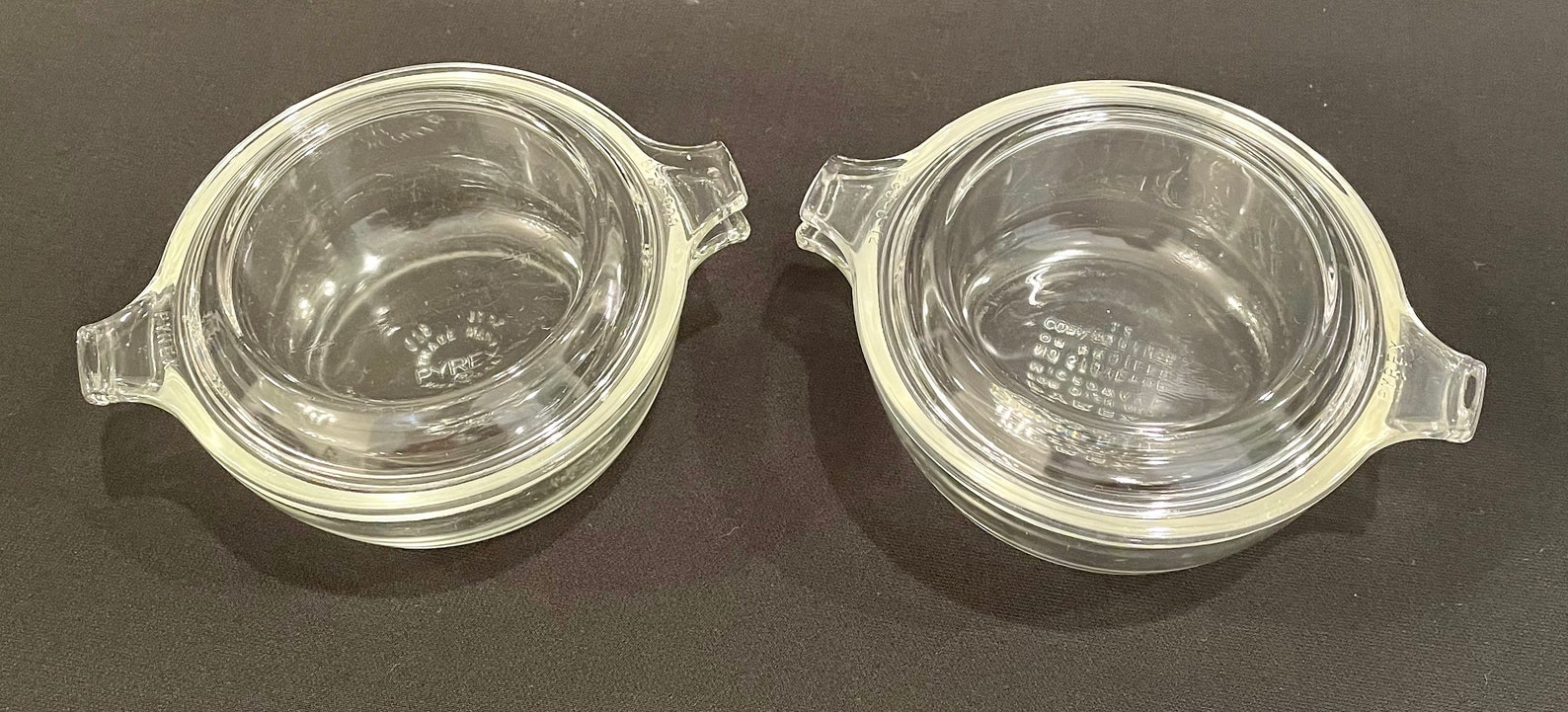 Vintage Pyrex Clear Glass Refrigerator Dish 14 oz 018 or 20 Etsy