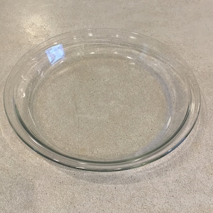 Vintage Pyrex Clear Glass Pie Plate #209 - 9&quot; Baking Dish