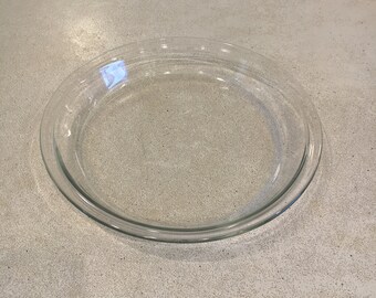 clear pie dish