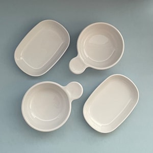 【新品　未使用】CORNINGWARE 4Mugs Vintage 4 Corning Ware Grab-it White Single Serve 150-B .4L
