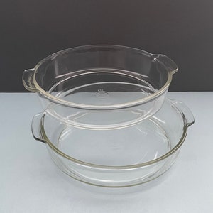 Set of Vintage All Caps PYREX Cake Baking Dish Pyrex 221