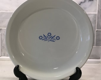 Vintage Corning Ware Blue Cornflower Pie Plate P-309 a 9" Pyrex Baking Dish