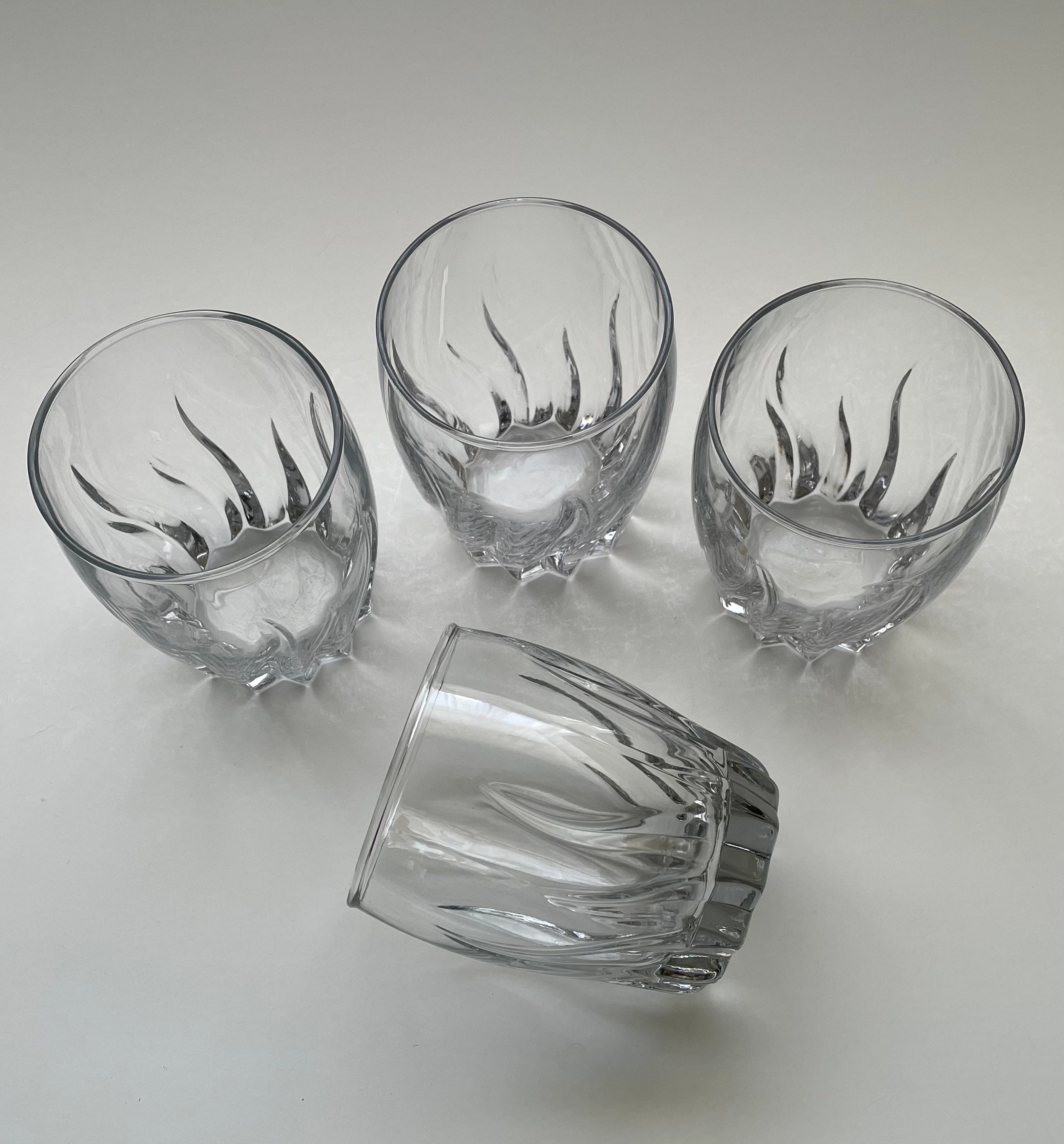 【ヴィンテージ】Anchor Hocking アンバーガラス Set of 4 Vintage Anchor Hocking Central Park 8 Ounce Glasses