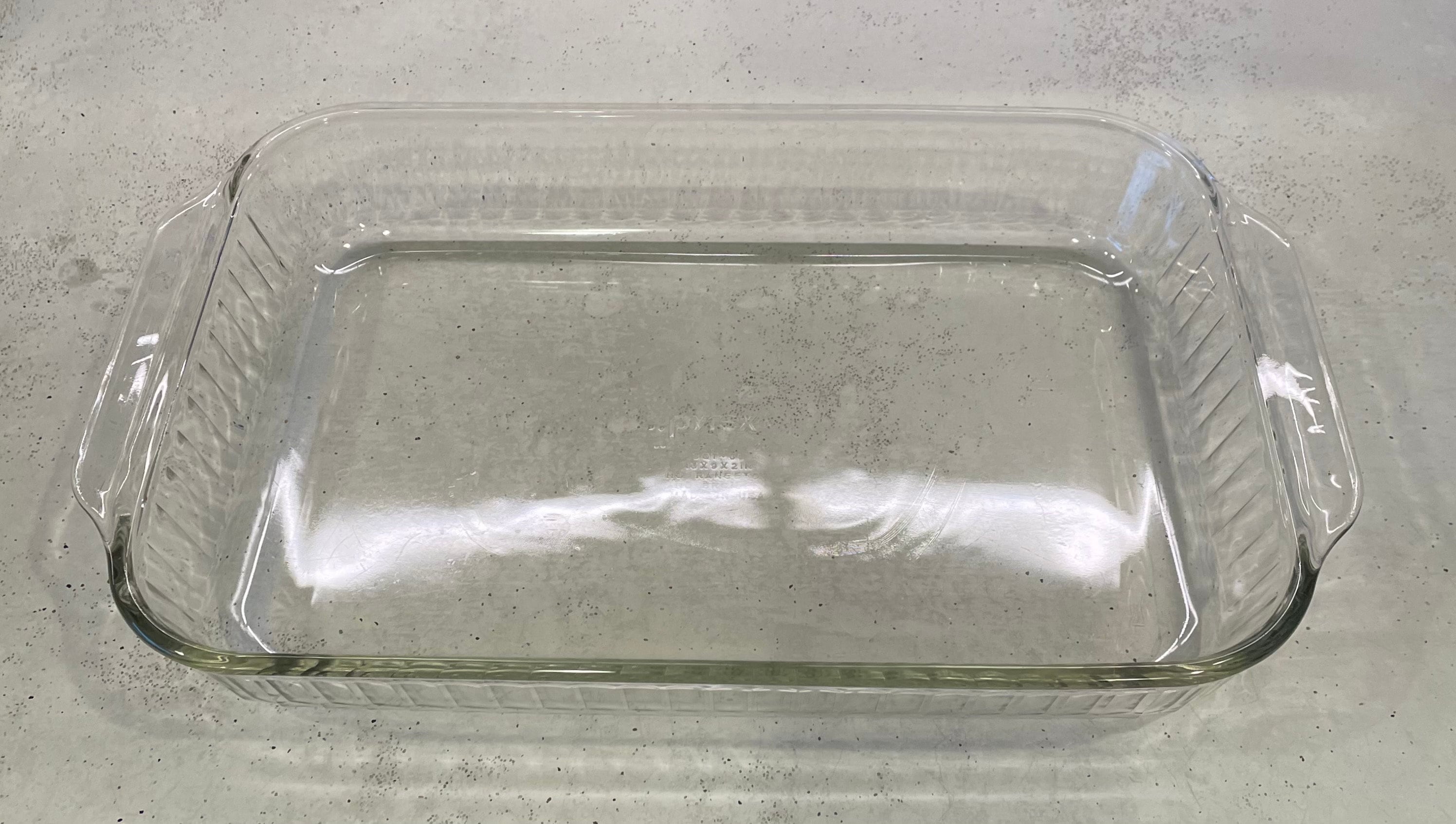 Vintage Pyrex Ribbed Glass Casserole Dish, 3 Qt Lasagna Pan - Etsy