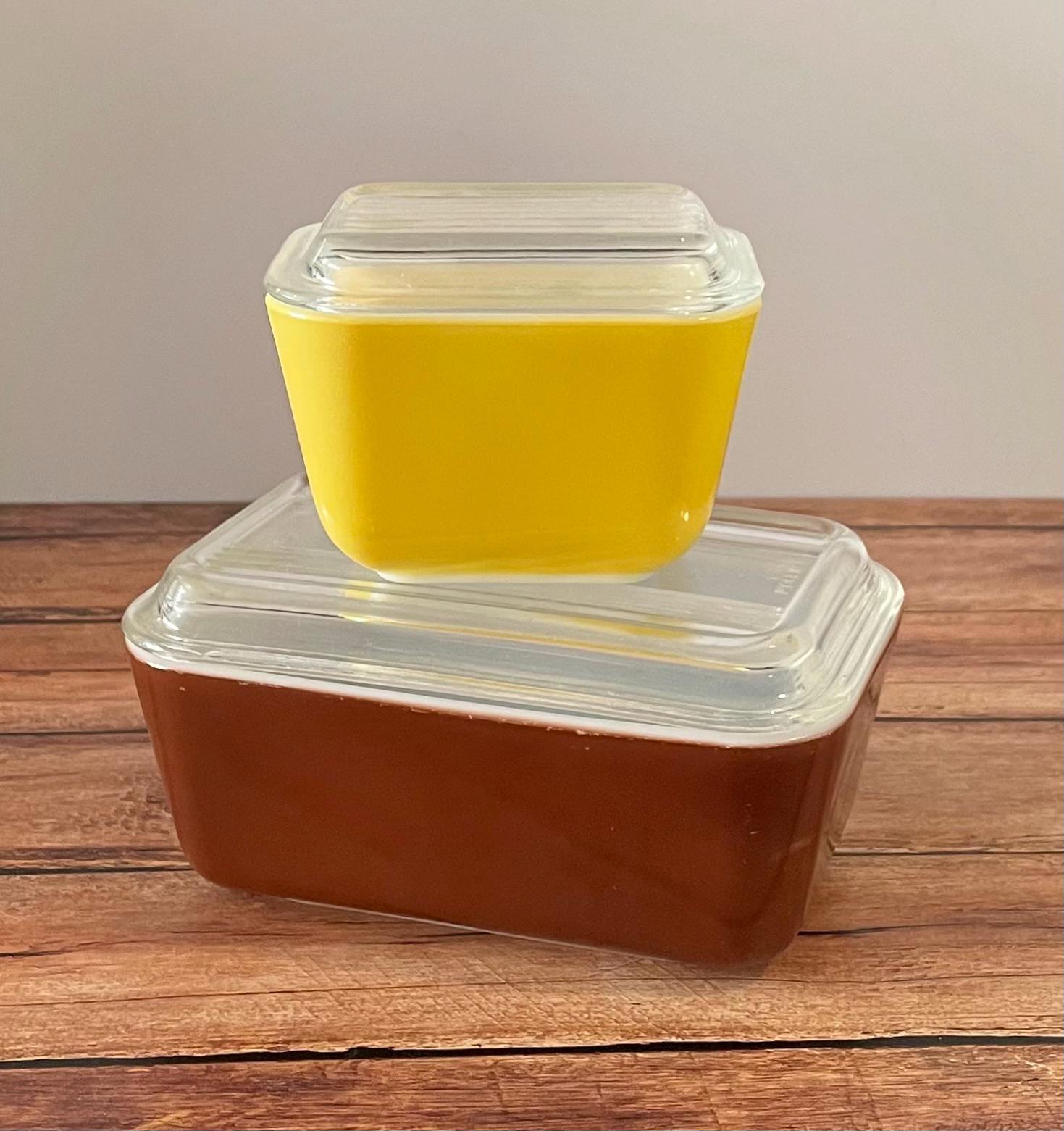 保存容器・ケース (138) Old Pyrex Refrigerator Dish 3Set 保存容器・ケース (138) Old Pyrex Refrigerator Dish 3Set