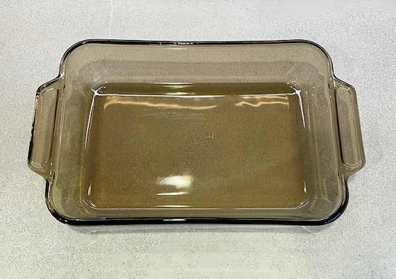 X 12 Brown Anchor Hocking Casserole Baking Dish Medium Size