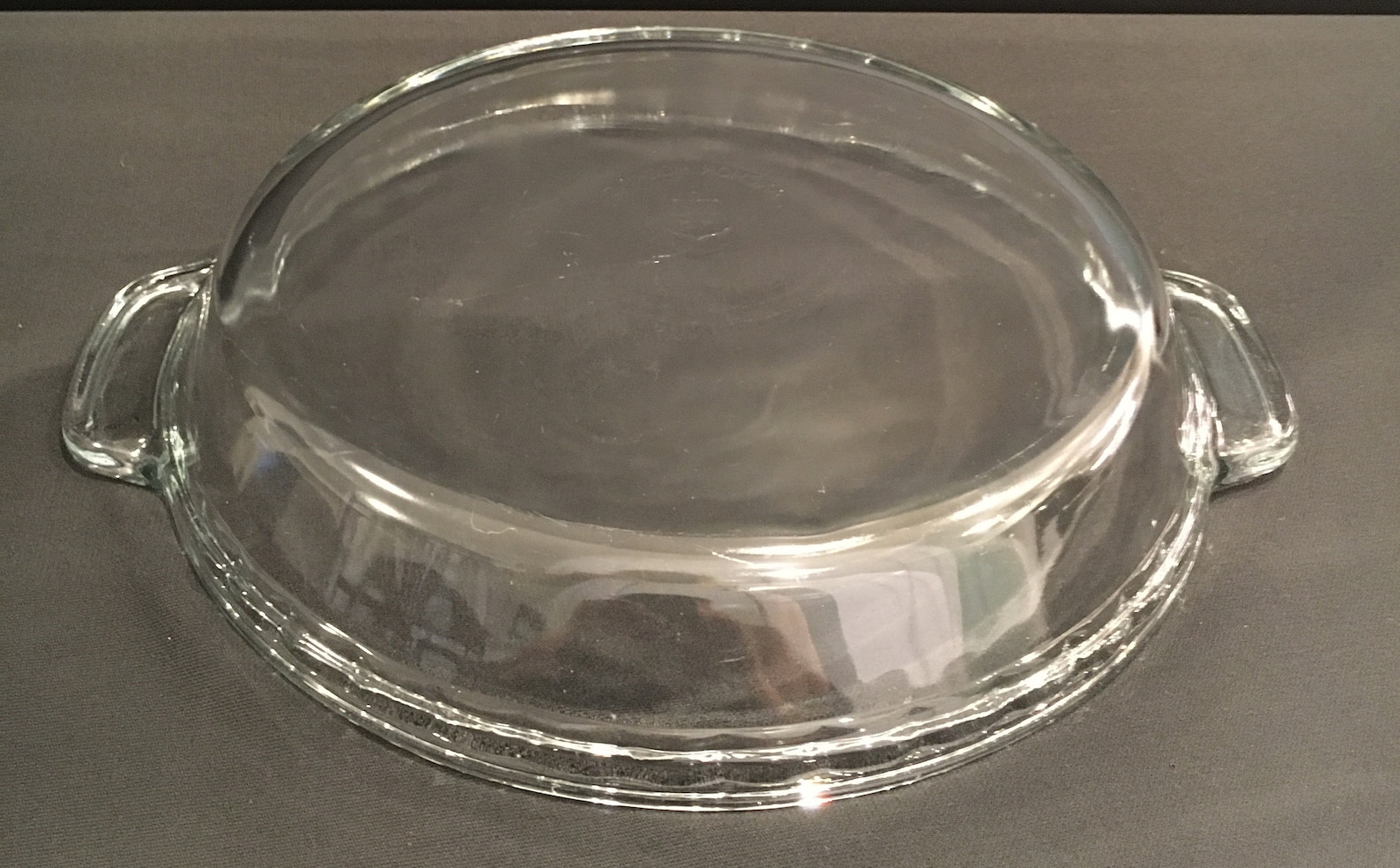 Vintage Scalloped Clear Glass Pie Baking Dish Pie Serving Etsy