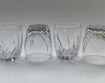 Set of 4 Vintage Anchor Hocking Central Park 8 Ounce Glasses