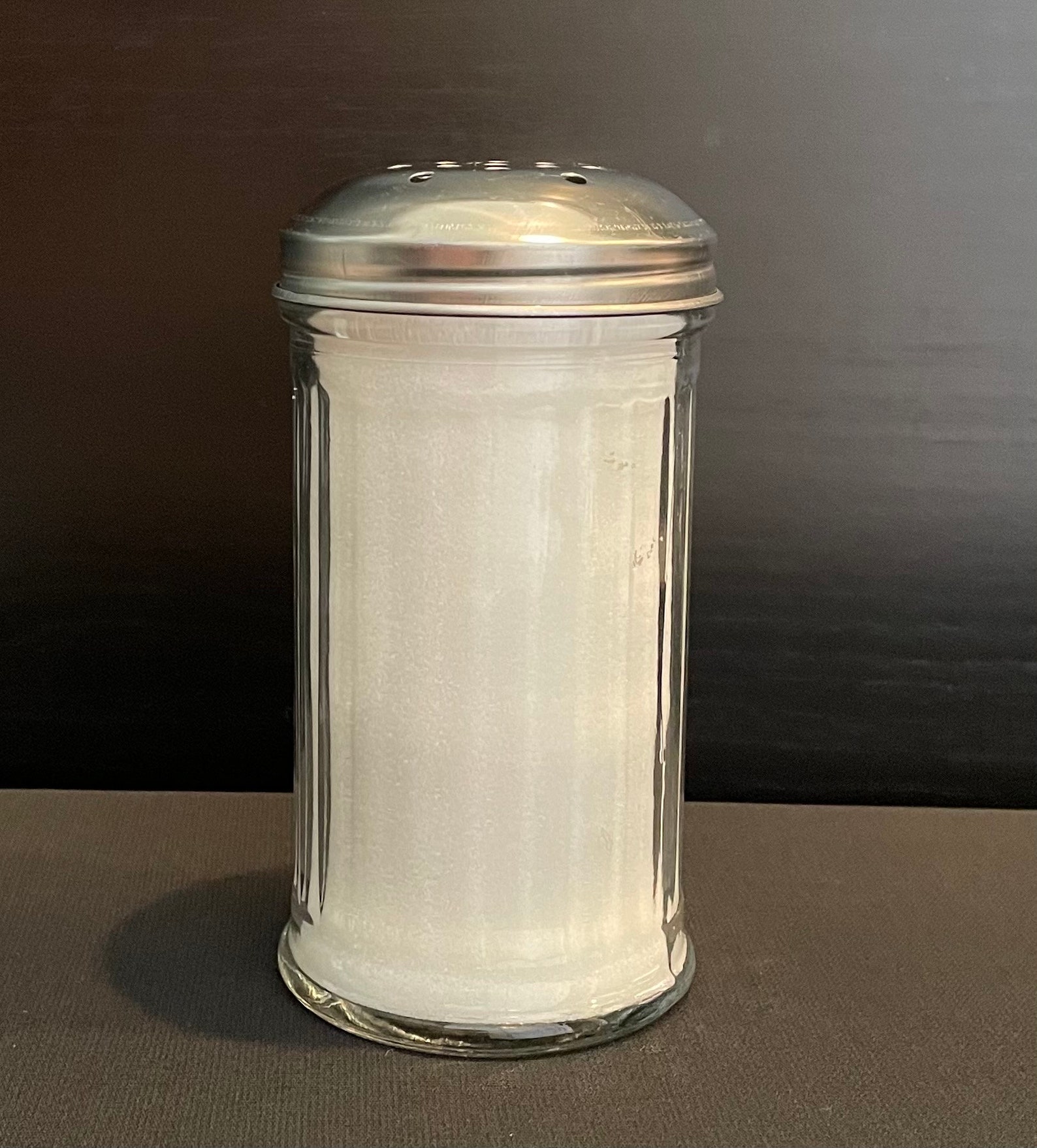 Vintage Glass Sugar Shaker With Metal Top Designed to Match Etsy