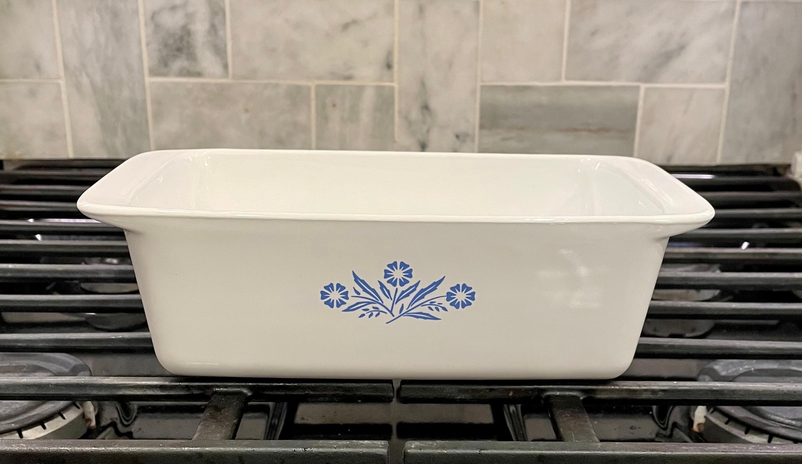 Vintage Corning Ware Blue Cornflower Loaf Pan 9 x 5 x 3 Etsy