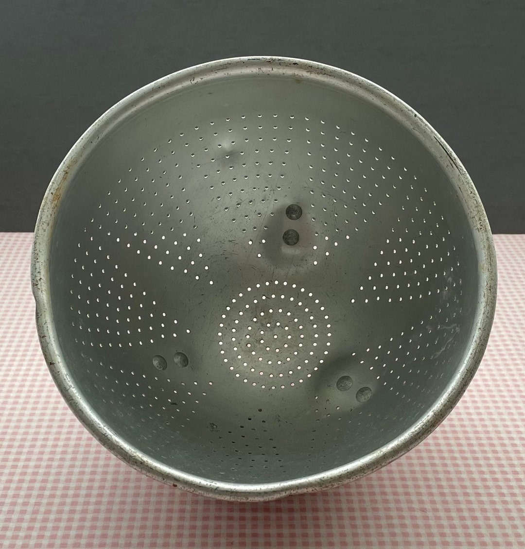 Vintage Colander Wear Ever Aluminum Footed Fruit and Vegetable Colander