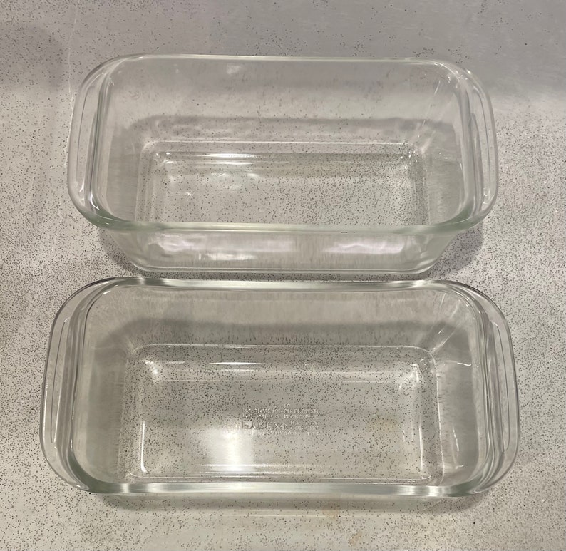 Vintage Pyrex Loaf Pans With Handles Choose From Fireside Etsy