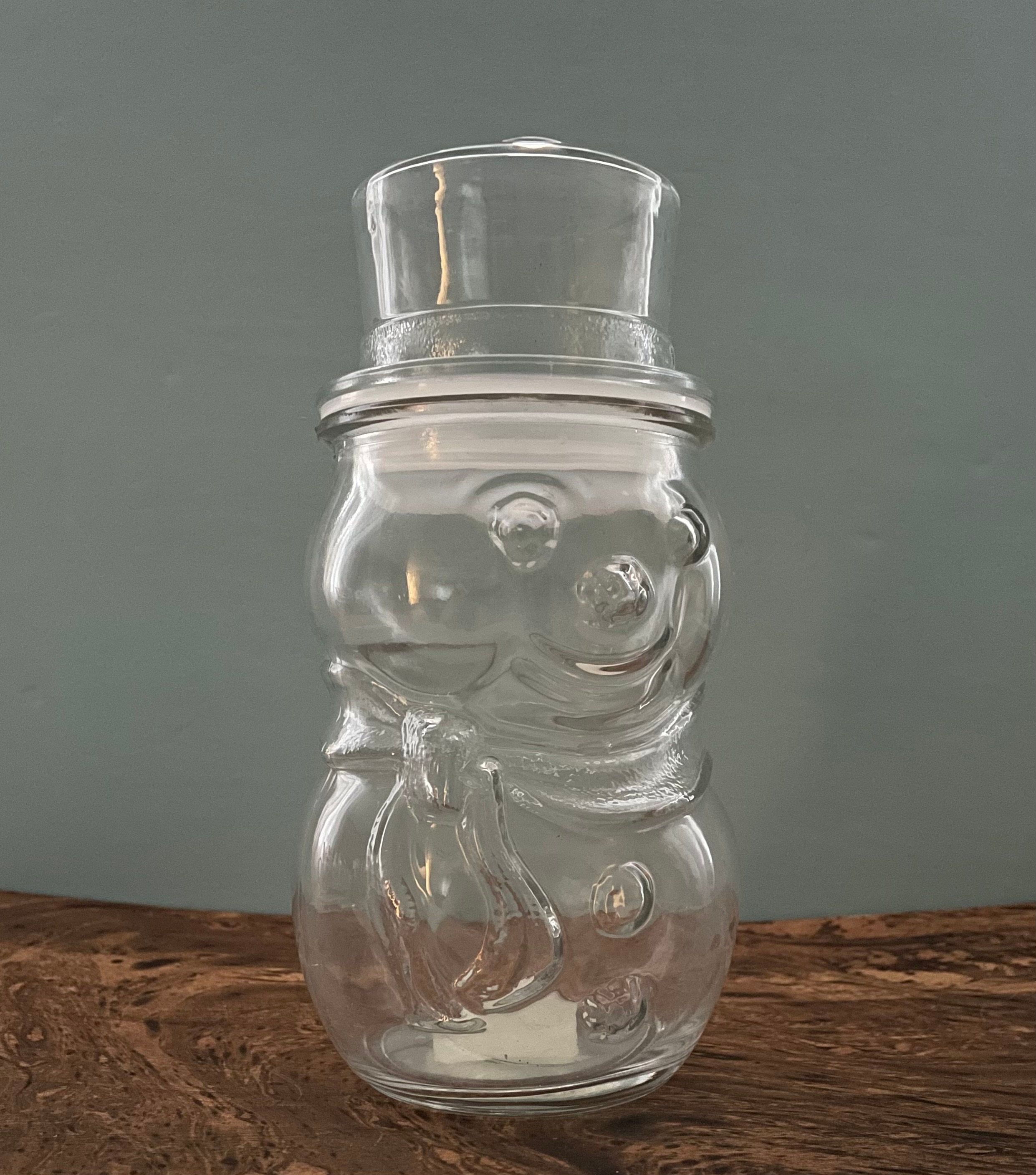 Glass Ribbed Candy Cookie Jar 32 Fl Oz With Airtight Lid Collectible  Decorative Container Height 6.25 Inch 