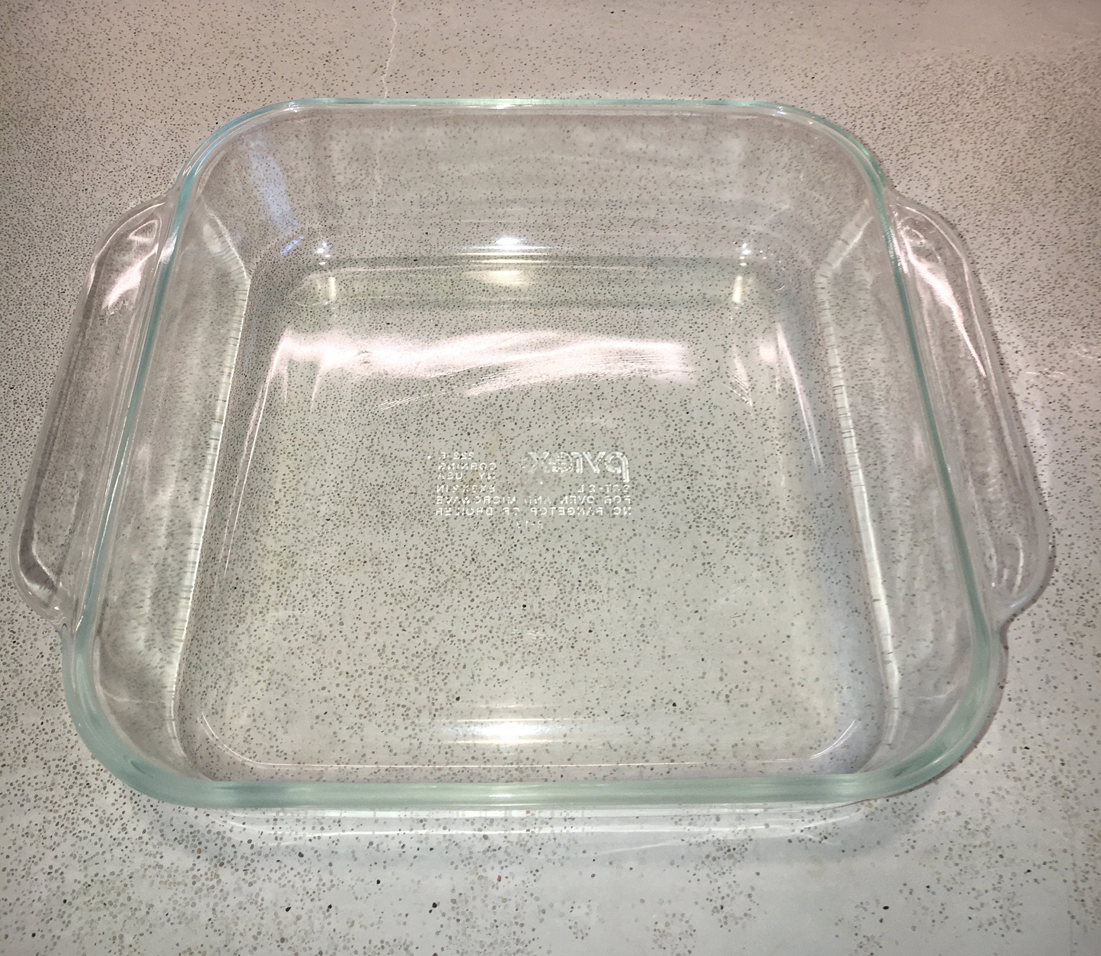 Vintage Pyrex Glass Brownie Baking Dishes 8 x 8 x 2 222 Etsy