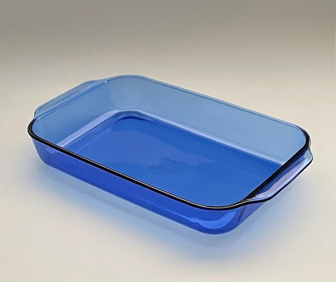 Vintage Pyrex Blue Glass Baking Dish: 9x13 Casserole, 3 Quart - Etsy