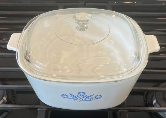 Vintage Corning Ware Cookware Range Topper Baking Pie Dish Petite Pan  choice Pyrex Corelle Blue Cornflower 