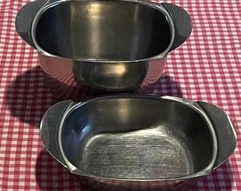 Vintage Cultura Sweden Stainless Steel Bowl Set - MCM Nesting Bowls - Made in Sweden in the 1960's