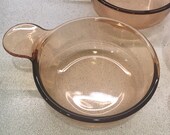 1 Corning Visions Grab It V-150-B Bake Reheat Store Amber Pyrex Amber Made by Corning in the USA Visions Grab Its