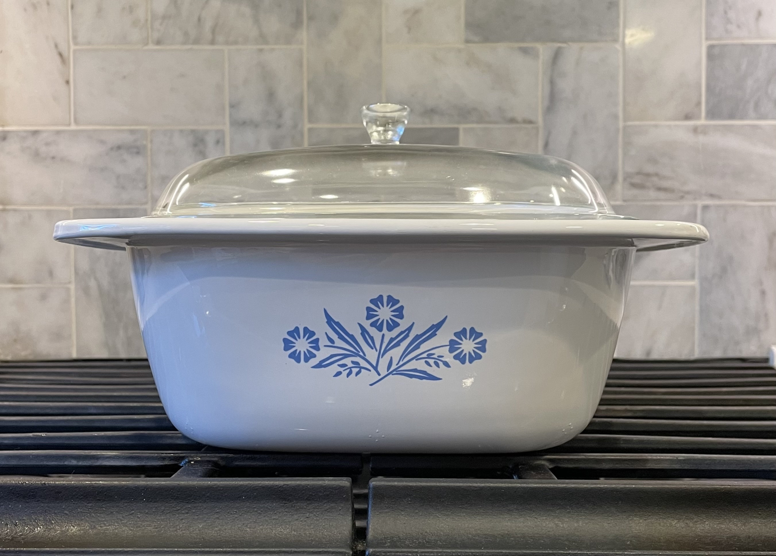 5 Qt Vintage Corning Ware Blue Cornflower Dutch Oven P34B Etsy