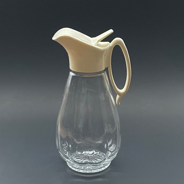 Vintage Syrup Dispenser - Glass Dispenser