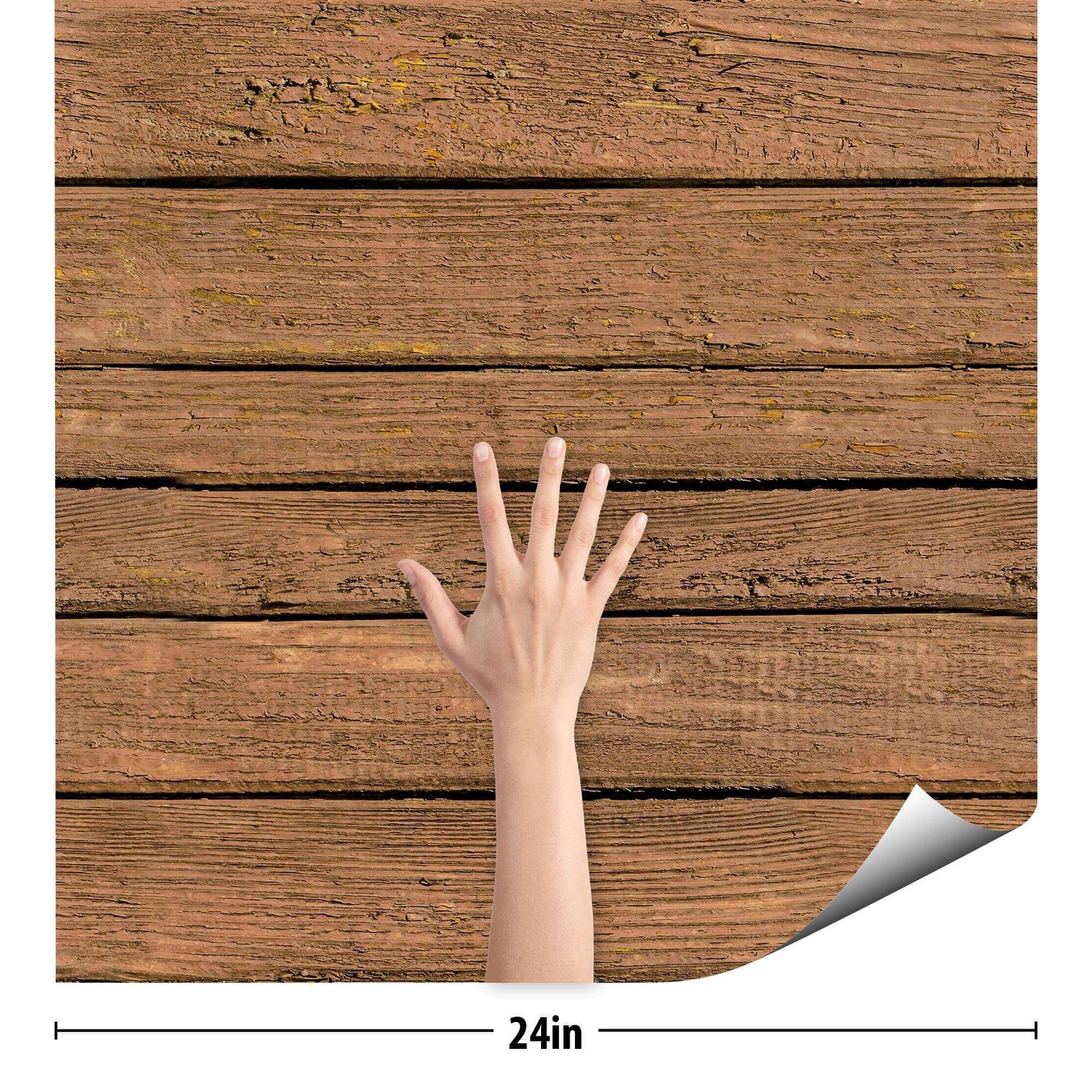 Brown Wood Peel and Stick Removable Wallpaper 4640 Etsy