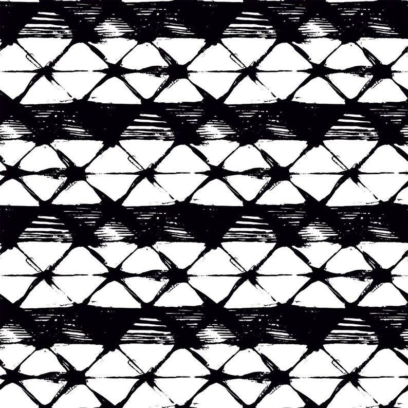 Black and White Lattice Peel and Stick Removable Wallpaper Etsy